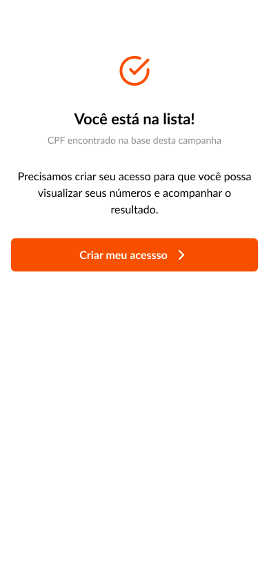 Checagem de elegibilidade